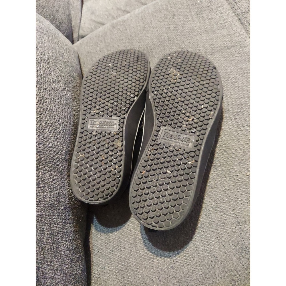 SlipGrips Women's Slip-On Twin Gore Slip-Resistant Skate Shoes Black Size 8W-9 - Picture 11 of 11